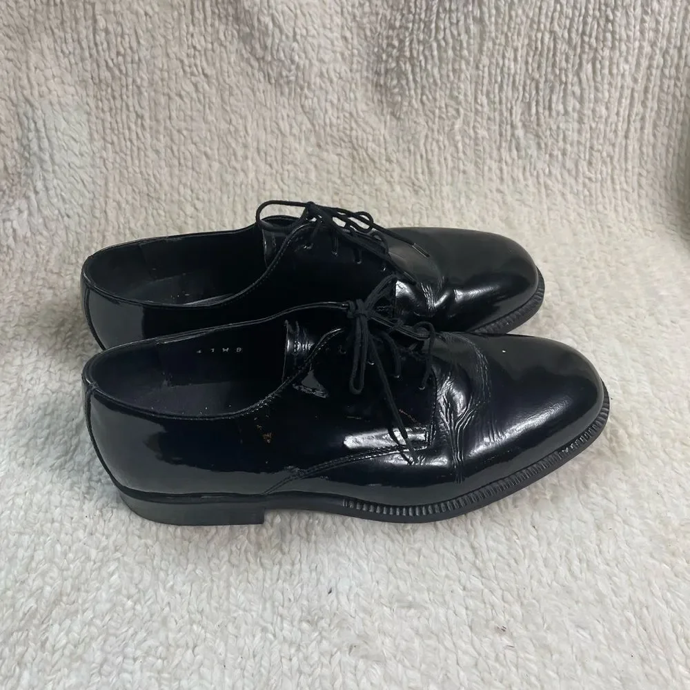 ADOLFO made in made in Italy Black Leather Men's Dress Shoes SZ9